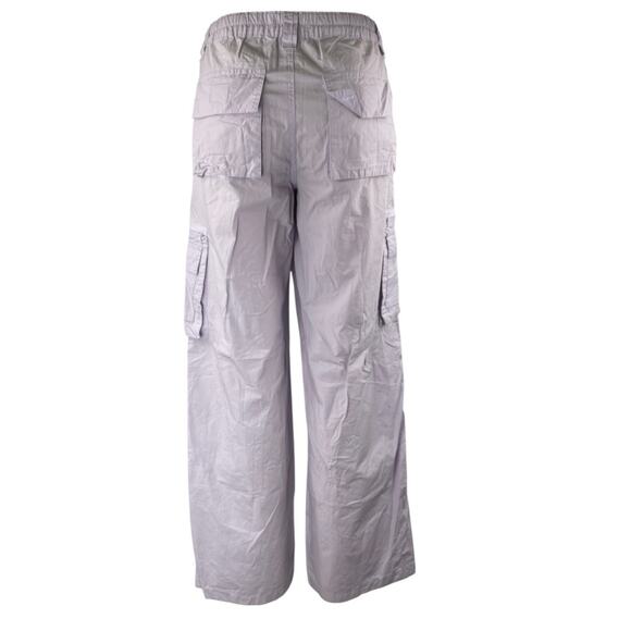 Pacsun Low Ruse Puddle Women's Purple Mid Rise Wide Leg Trousers Cargo Pants S - Picture 3 of 5